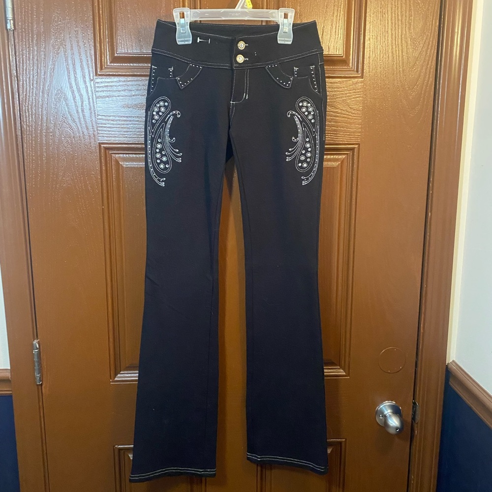 JW Maxx Black pants with Jewels